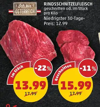 PENNY Rindsschnitzelfleisch Angebot