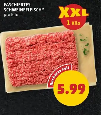 PENNY Faschiertes schweinefleisch Angebot