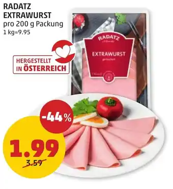 PENNY Radatz extrawurst Angebot