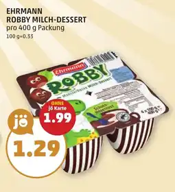 PENNY Ehrmann robby milch-dessert Angebot