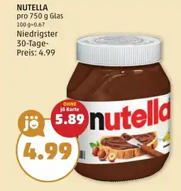 PENNY Nutella Angebot