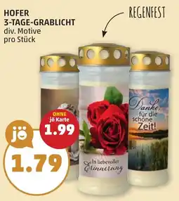 PENNY Hofer 3-tage-grablicht Angebot