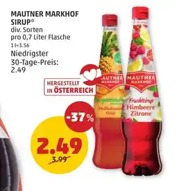 PENNY Mautner markhof sirup Angebot