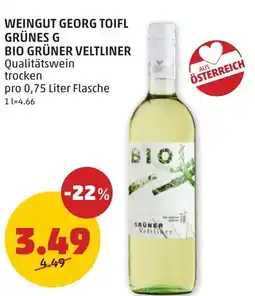 PENNY Weingut georg toifl grünes g Angebot