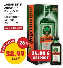 PENNY Jägermeister automat Angebot