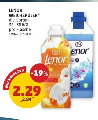 PENNY Lenor weichspüler Angebot