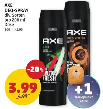 PENNY Axe deo-spray Angebot