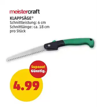 PENNY Klappsäge Angebot