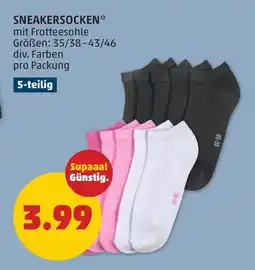 PENNY Sneakersocken Angebot