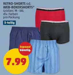 PENNY Retro-shorts od. web-boxershorts Angebot