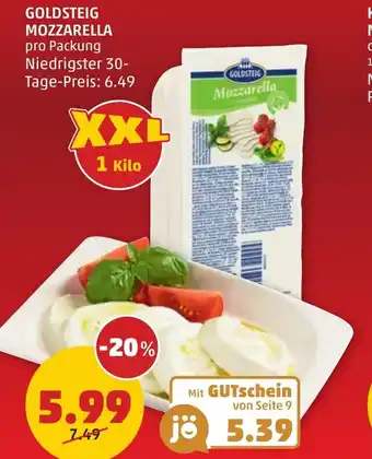 PENNY GOLDSTEIG MOZZARELLa Angebot