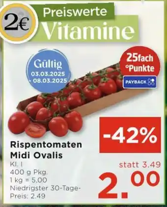 Unimarkt Rispentomaten midi ovalis Angebot