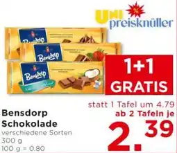 Unimarkt Bensdorp Schokolade Angebot