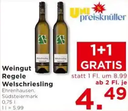 Unimarkt Weingut Regele Welschriesling Angebot