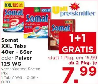 Unimarkt Somat XXL Tabs 40er - 66er Angebot