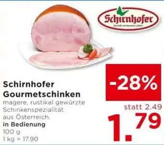 Unimarkt Schirnhofer gourmetschinken Angebot