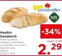 Unimarkt Haubis Sandwich extra lockeres Angebot