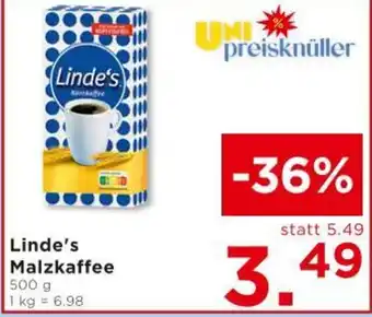 Unimarkt Linde's malzkaffee Angebot