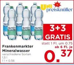Unimarkt Frankenmarkter mineralwasser Angebot