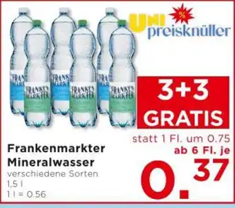Unimarkt Frankenmarkter mineralwasser Angebot