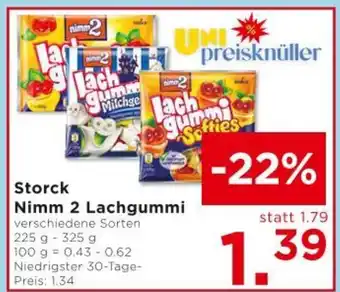 Unimarkt Storck nimm 2 lachgummi Angebot