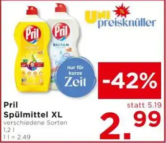 Unimarkt Pril spülmittel xl Angebot