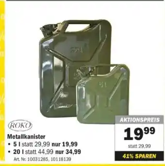 Forstinger Metallkanister Angebot