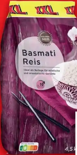 Lidl Golden Sun Basmati Reis Angebot