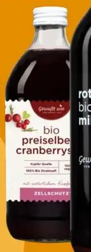 Prokopp Bio Preiselbeer Cranberry Saft Angebot