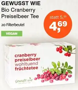 Prokopp Bio Cranberry Preiselbeer Tee Angebot