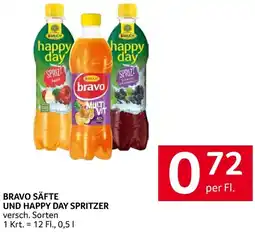 Transgourmet Bravo säfte und happy day spritzer Angebot