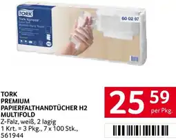 Transgourmet Premium papierfalthandtücher h2 multifold Angebot