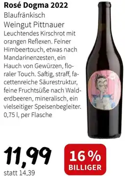 Der Grissemann Rosé Dogma 2022 Angebot