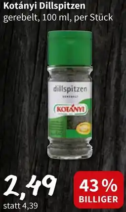 Der Grissemann Kotányi Dillspitzen Angebot