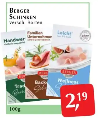 Winkler Markt Berger schinken Angebot