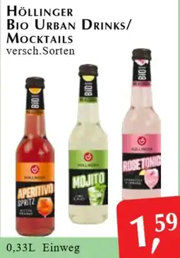 Winkler Markt Bio urban drinks/ mocktails Angebot