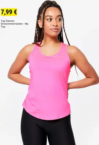 Decathlon Top Damen Schwimmerrücken - My Top Angebot