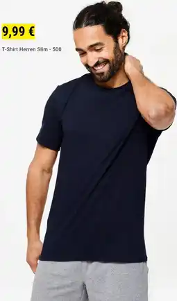 Decathlon T-Shirt Herren Slim Angebot