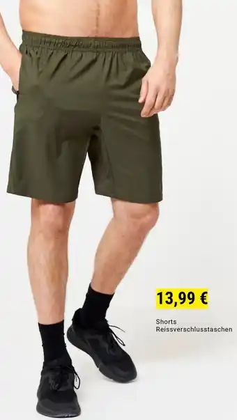 Decathlon Shorts Reissverschlusstaschen Angebot