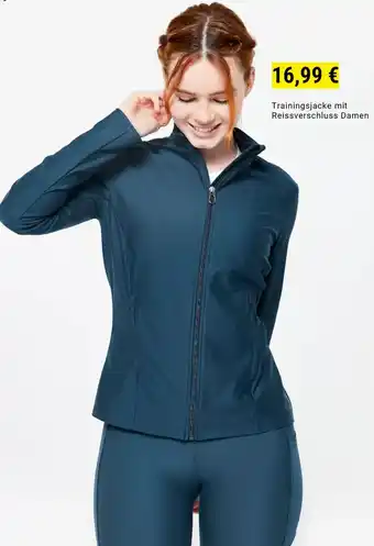 Decathlon Trainingsjacke mit Reissverschluss Damen Angebot