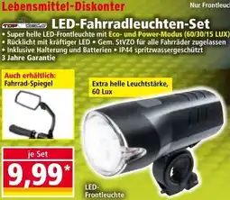 Norma LED-Fahrradleuchten-Set Angebot