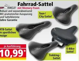 Norma Fahrrad-Sattel mit Memory-Foam Angebot