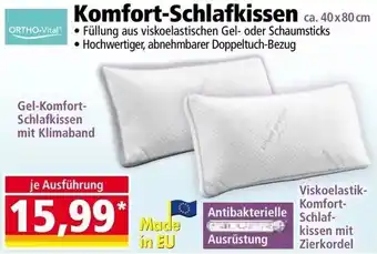 Norma Komfort-Schlafkissen Angebot