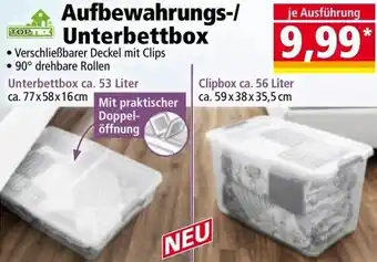 Norma Aufbewahrungs-/ Unterbettbox Angebot