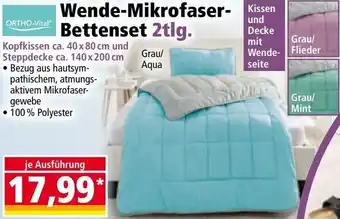 Norma Wende-Mikrofaser- Bettenset Angebot