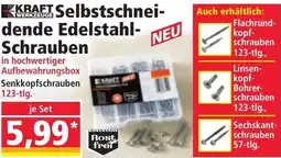 Norma Selbstschnei- dende Edelstahl- Schrauben Angebot