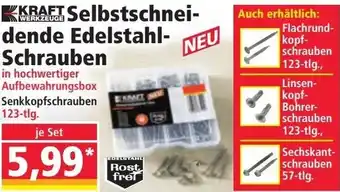 Norma Selbstschnei- dende Edelstahl- Schrauben Angebot