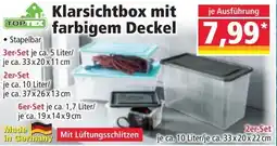 Norma Klarsichtbox mit farbigem Deckel Angebot