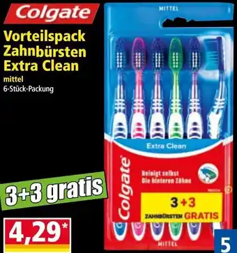 Norma Vorteilspack Zahnbürsten Extra Clean Angebot