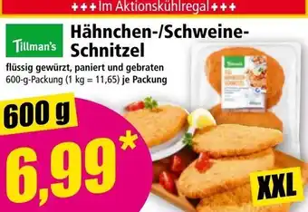 Norma Hähnchen-/Schweine- Schnitzel Angebot